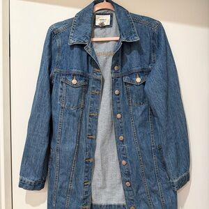 Long Forever 21 Denim Blue Women's Jacket